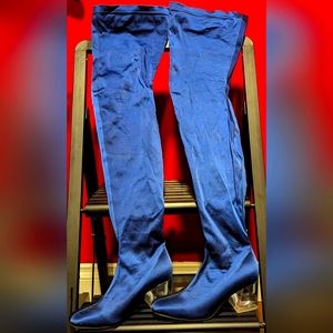 Fluevog "Tasty Vogs" Petula thigh high boots, size 7